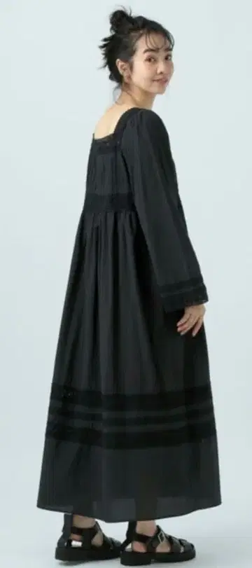 BAYFLOW 빈티지 스타일 원피스