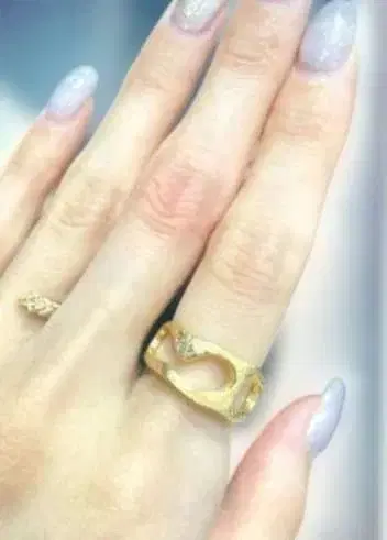 세이렌 아즈로 K22 YG 브라운 다이아몬드 반지