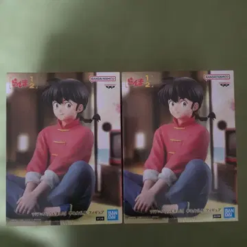 란마1/2 피규어 2체 세트 사오토메 란마