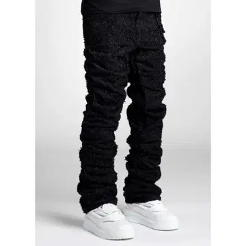 GUAPI ALL BLACK SUPER STACKED DENIM