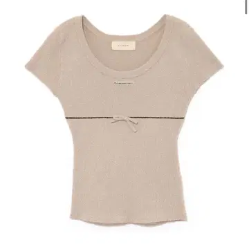 ANDMARY Putty ribbon tops 안도마리