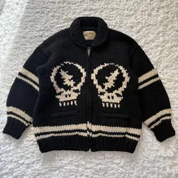 90s 빈티지 그레이트풀 데드 코위찬 니트 스컬