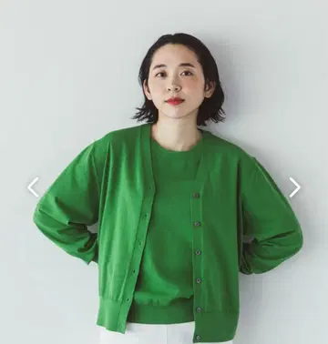 북유럽, 생활 잡화점 앙상블 니트 그린 [캐주얼부터 격식까지]