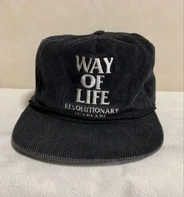 RATS 랏츠 WAY OF LIFE 코듀로이 캡 블랙