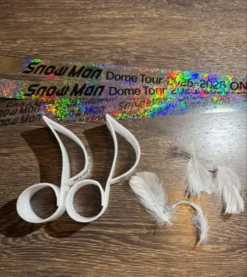 Snow Man 은색 테이프 세트