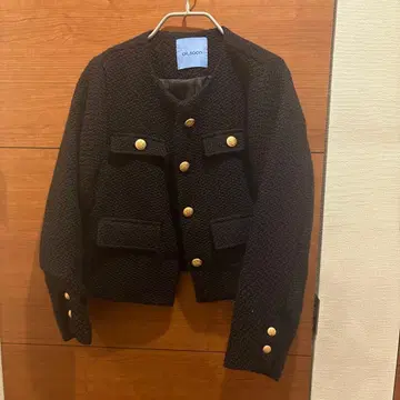 ok.soon 트위드 자켓 블랙