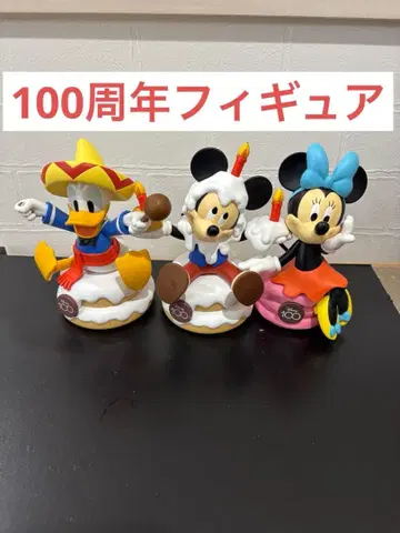 새상품급 디즈니 100주년 기념 피규어 3체 세트
