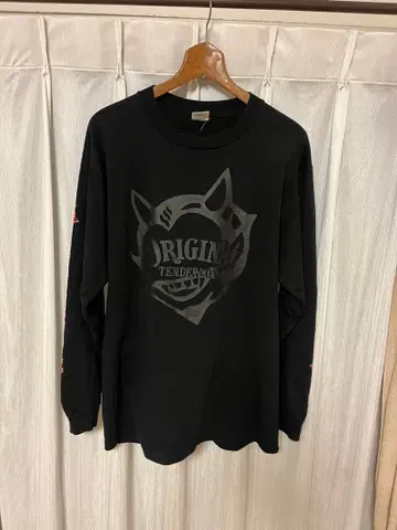 TENDERLOIN 블랙 긴팔 티셔츠 L