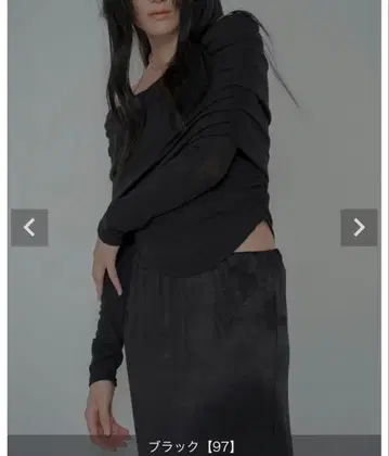 시어 오프숄더 풀오버 KINO THE KEI 블랙