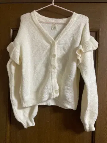 gelato pique 프릴 가디건 화이트 ONE SIZE