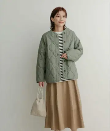 URBAN RESEARCH DOORS 코튼 퀼트 자켓