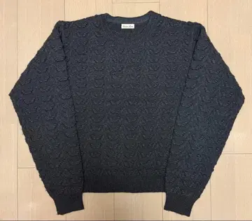 스티븐 앨런 긴팔 니트 스웨터 블랙