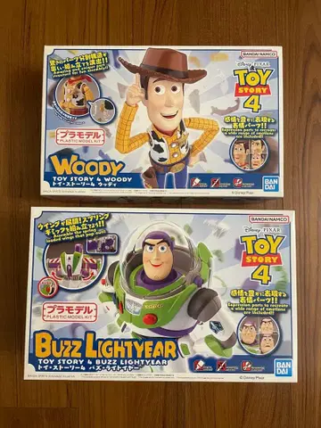 [ 새상품 미사용 ] 프라모델 토이스토리 우디 버즈 2체 세트