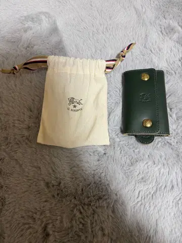 IL BISONTE 그린 가죽 키케이스