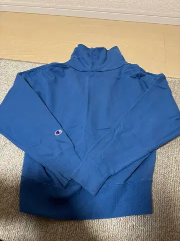 Champion 하이넥 맨투맨 트레이닝복 챔피온 래글런 블루