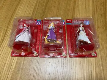 Happy 복권 디즈니 크리스마스 오너먼트 2025 프린세스 3체 세트