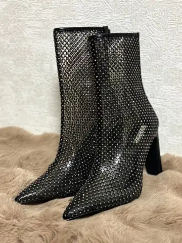 에이미 eimy istoire 글리터 메쉬 부츠 L 사이즈