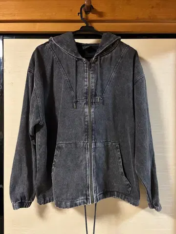 HUF 후드 부착 그레이 후드티