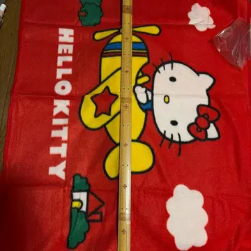 헬로키티 무릎 담요 빨간색 약 60cm x 120cm