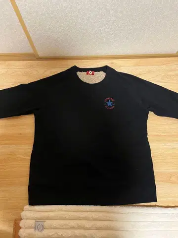 CONVERSE 컨버스 트레이닝복 맨투맨 블랙 컬러