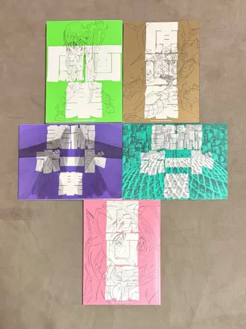 킬라킬 원화집 콘티집 미술 보드집 5권 세트