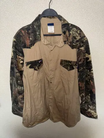 LAPCO 남성용 카모플라쥬 워크 셔츠