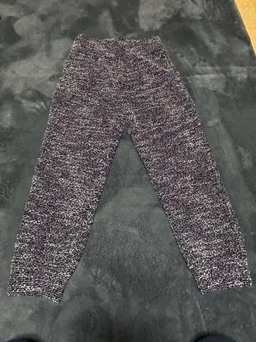 JENNE 일본 봉제 트위드 슬림 레그 스웨트 팬츠 L 사이즈