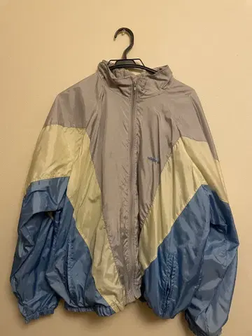 나일론 점퍼 그레이/라이트 블루