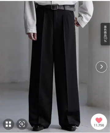 [ CLEL ] 프라임 TR 세미 와이드 턱 슬랙스