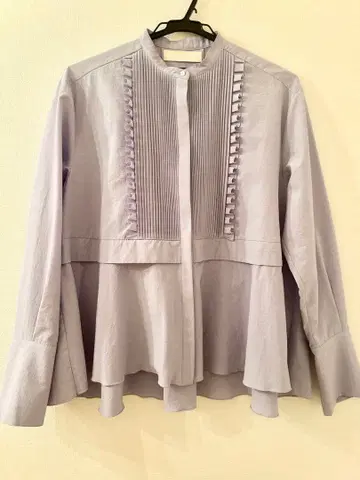 MARILYN MOON 턱 프릴 셔츠