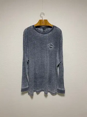 HARLEY DAVIDSON 페이드 보로 긴팔 티셔츠 할리데이비슨