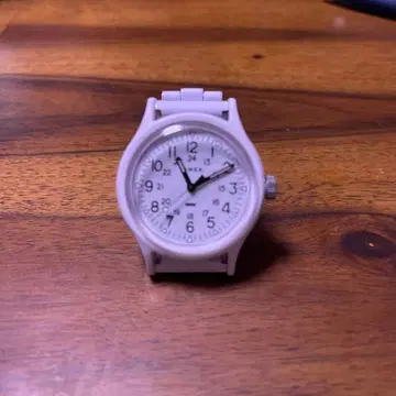 TIMEX 화이트 아날로그 손목시계