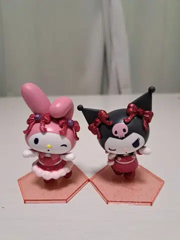마이멜로디와 쿠로미짱 피규어