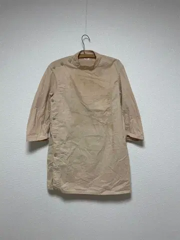 50s 60s USA제 호스피탈 자켓 셔츠 사이드 버튼