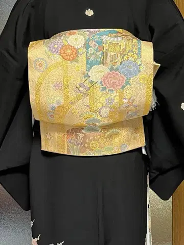 니시진 비단 후쿠로 오비 예복용 판매가 60만 엔 초과