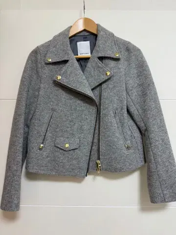 BABYLONE 그레이 라이더 자켓 38