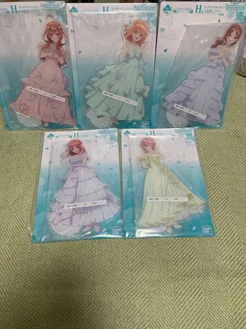 제일복권 5등분의 신부 아크릴 스탠드 세트