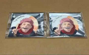 주술회전 Class Photo 금박 빅 캔뱃지 이타도리 2개