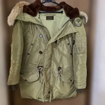 N-3 밀리터리 자켓 올리브 그린 사이즈 EXTRA SMALL