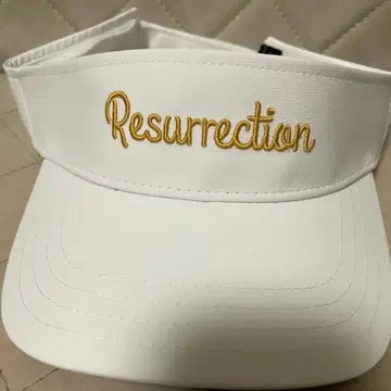 Resurrection 바이저 화이트