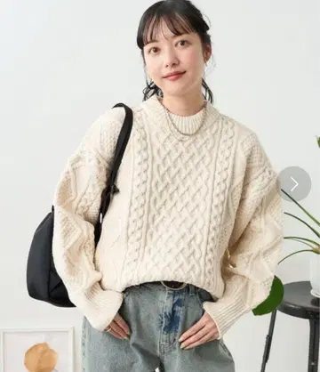 프릭스 스토어 믹스 케이블 니트