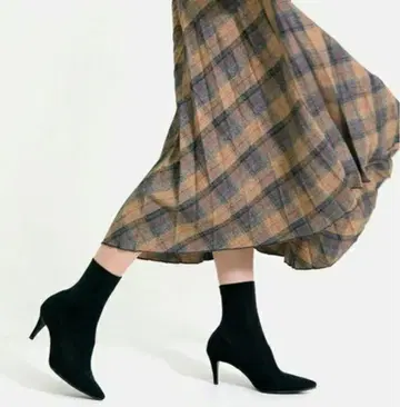 새상품급 마미안 블랙 니트 L 사이즈 MAMIAN 삭스 부츠