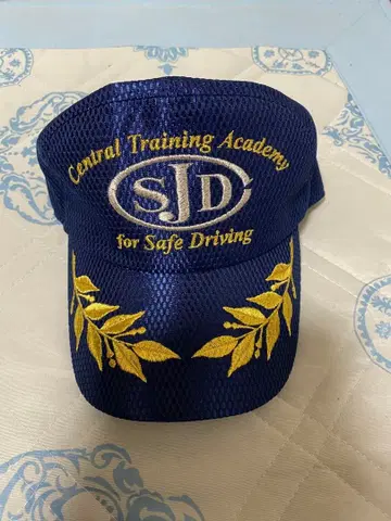 안전 운전 중앙 연수소 모자 L 사이즈 파랑