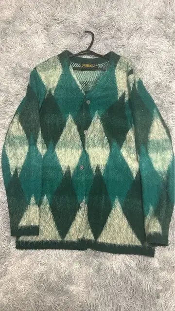 UNIVERD72 다이아몬드 패턴 가디건 L