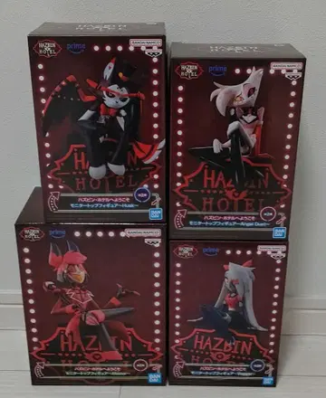 해즈빈 호텔 피규어 4종 알래스터 바기 허스크 엔젤 더스트