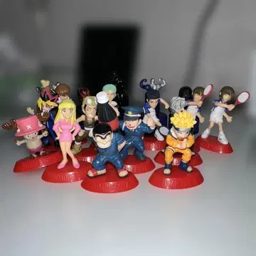 애니메이션 캐릭터 피규어 세트 18개