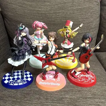 뱅드림 걸파 피규어 5개 세트 상자 없음