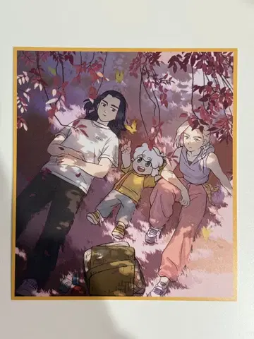 라오허우전기 2 2주차 방문자 혜택 미니 색지풍 카드