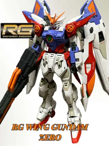 RG 윙건담 제로 전체 페인팅 완성품 RG 신기동전기 건담 W