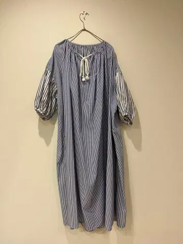 poppy 스트라이프 원피스 L 사이즈 아사기니뇨